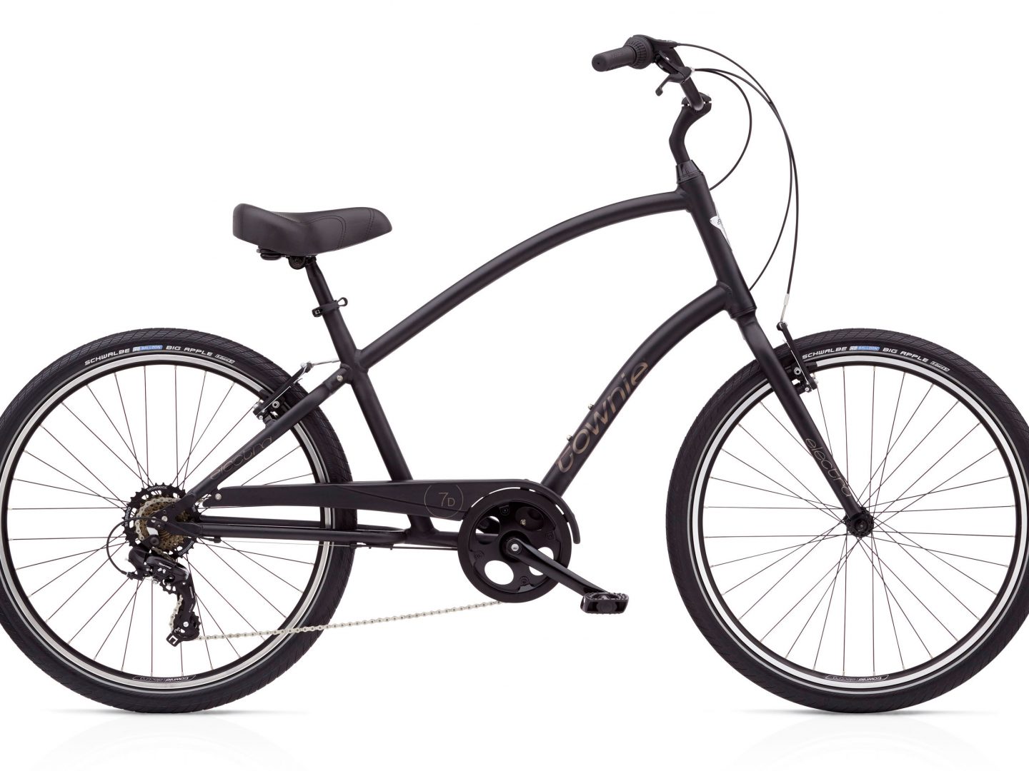 Townie 7D Step Over 26 Matte Black